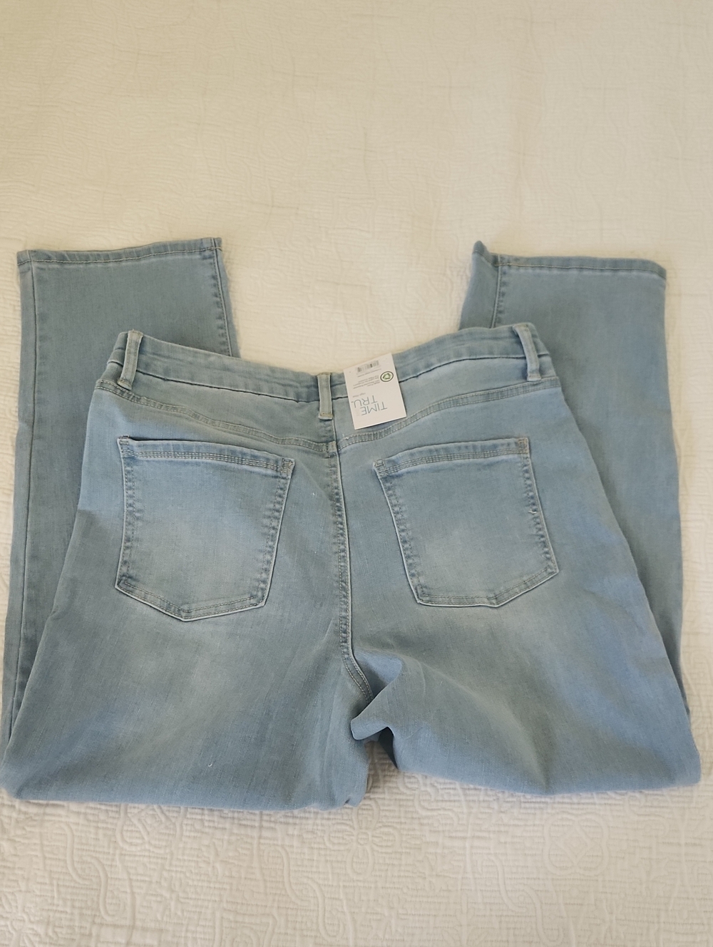 Time and Tru Light Blue Straight Leg Jeans